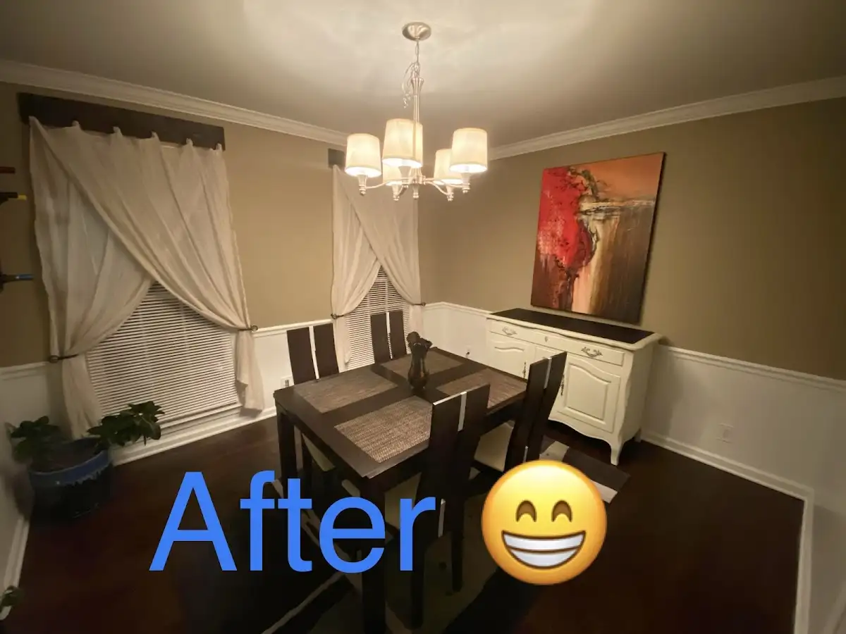 Professional dining room restoration after water damage in Greencastle